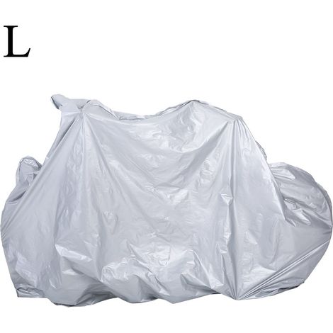 Imperméable, housse de pluie et protection anti-poussière pour vélo, scooter et moto (L) (1/5)