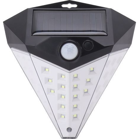 LED-Solar-Außenleuchte mit 3 Beleuchtungsmodi, Bewegungssensor, wasserdicht nach IP65, für Terrasse und Gehweg (1/5)