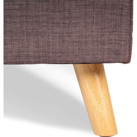 Home Deluxe - Pies de mueble madera DEDO - 15 x 5.5 cm cantidad: 1