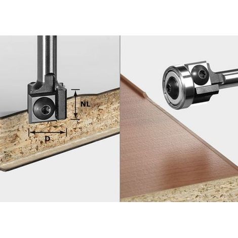Festool Bündigfräser-Wendeplatten S8 HW D19 12x12 KL OFK – 499806