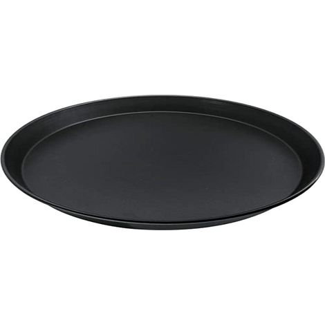 Zenker Teglia da forno rotonda, 30 cm, della serie "Pure", teglia per pizza e pizza, colore nero, quantità: 1 pezzo (1/2)