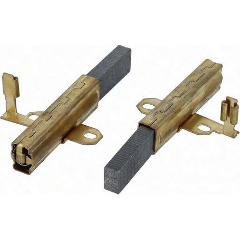 2 balais de charbon compatibles avec les aspirateurs centraux et industriels Ametek DL 1653T, 1553T et 11103T (1/5)