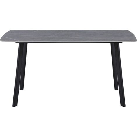 Dimo Quincy Tavolo Rettangolare Grigio Opaco Ceramica 150×85 cm (1/4)