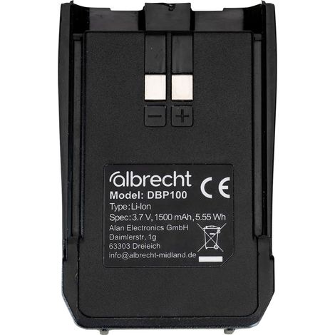 Albrecht Funkgeräte-Akku 1500 mAh