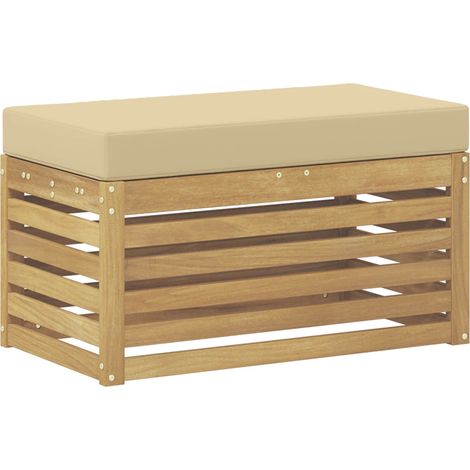 Maison Exclusive - Outdoor Hocker Bank Weiß 80 x 43 x 45 cm Massi