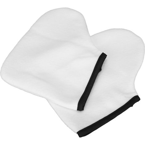 2 paires de recharges bottes de paraffine blanche, sacs couvre-pieds pour thérapie spa bain de cire chaude (1/5)