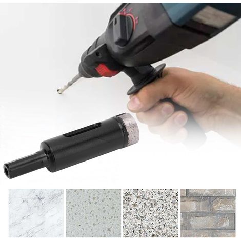 Foret diamant fritté de 20 mm pour percer les carreaux de céramique, le béton et le marbre (1/5)