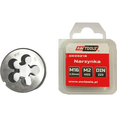 AWTOOLS FILIERA M2 HSS / M20x2.50