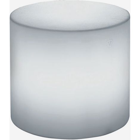 Pouf luminoso LED da esterno IP65 in polietilene RGBW Blok