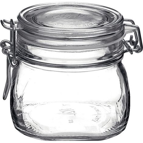 Set de 6 tarros herméticos de 500ml fido luminar (1/5)