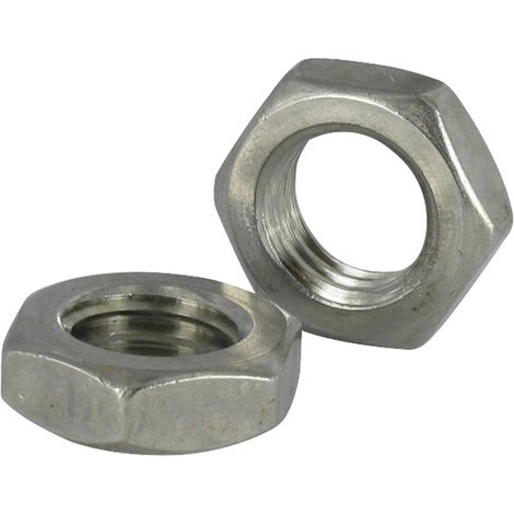 Ecrou hexagonale Pas Gauche M10 Inox A2 - 5 pièces (1/2)