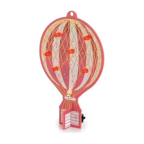Whadda Kit de soldadura educativa, globo aerostático, diseño retro (1/5)