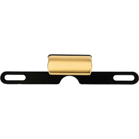Universelle Motorrad-Kennzeichenbeleuchtung, CNC-gefrästes Aluminium, Heckleuchte mit 6 LEDs, Gold (1/5)