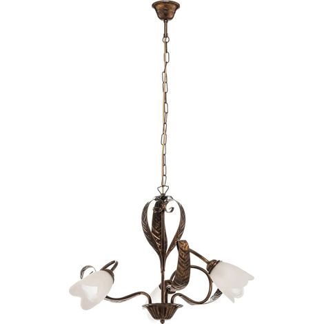 [GEBRAUCHT] B-Ware Sonia Hängeleuchte Pendelleuchte Lampe Fünfflammig Bronze Beleuchtung