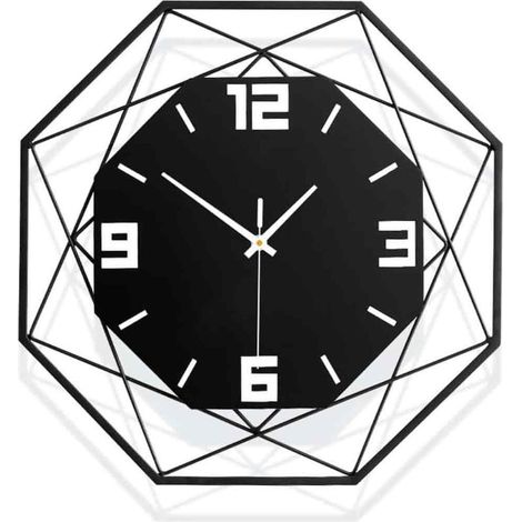 Horloge Murale Silencieuse 30cm Design 3D - avec Pendule Décorative - Modèle Original (1/5)