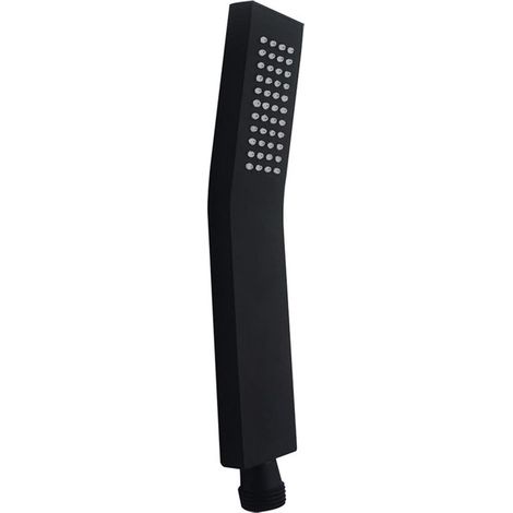 Pommeau de douche à main en laiton Pommeau de douche carré haute pression d'eau Pommeau de douche à fonction unique de luxe Pommeau de douche en silicone (1/5)