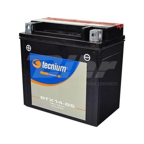 BATTERIA TECNIUM BTX14-BS 12V 12AH COMPATIBILE CON YTX14-BS