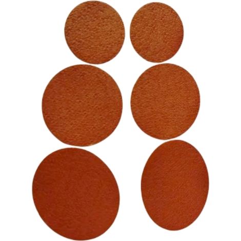 Patchs de réparation pour talons de chaussures - 6 patchs adhésifs (2S+2M+2L) (1/4)