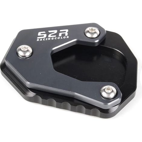 (Gris) Rehausse de béquille latérale pour moto, compatible avec VOGE 500DS, 500R, 650DS, 500 R et 650 DS. Accessoires maxpower (1/4)