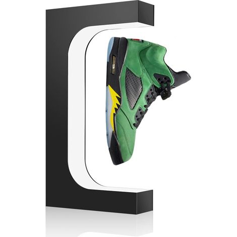 Support de présentoir à Chaussures en lévitation avec Support de Baskets à lévitation magnétique Rotatif pour la décoration intérieure, Noir (1/5)