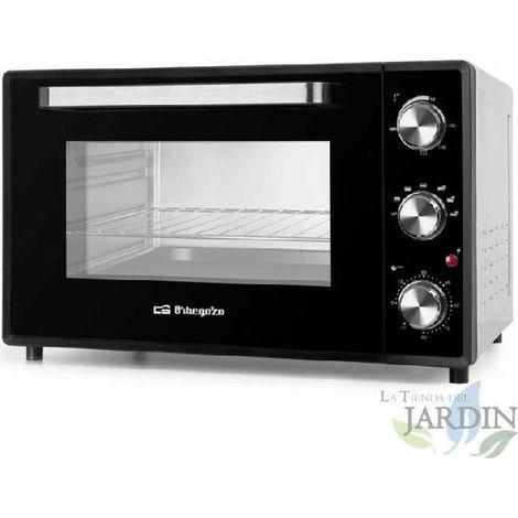 Four à convection 60 litres 2000W Orbegozo HOT606. Chaleur supérieure et inférieure. Porte à double vitrage