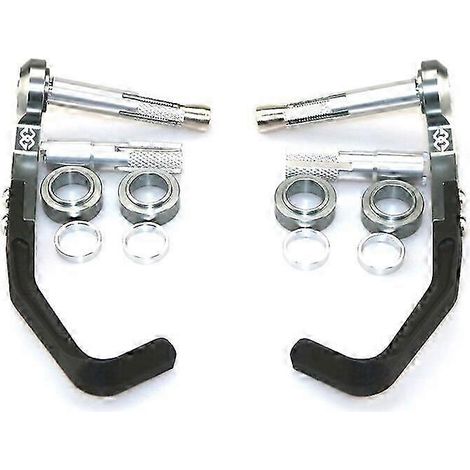 Protections de leviers de frein et d'embrayage pour moto Yamaha R6 2017-2020, R1 2015-2021 et R7 2021-2023 protections genoux-tibias (titane). (1/5)