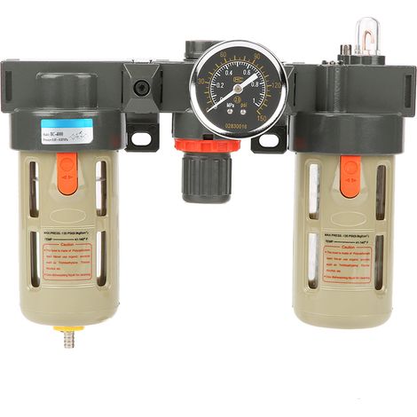 G1/2 Air Source Gas Treatment Unit Filter Pressure Regulator With Gauge (1/5)
