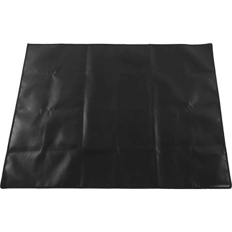 Tapis de sol double face ignifugé, résistant à la chaleur et réutilisable pour barbecue et foyer extérieur (1/5)