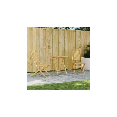 Ensemble de bistro 3 pcs bambou (1/5)