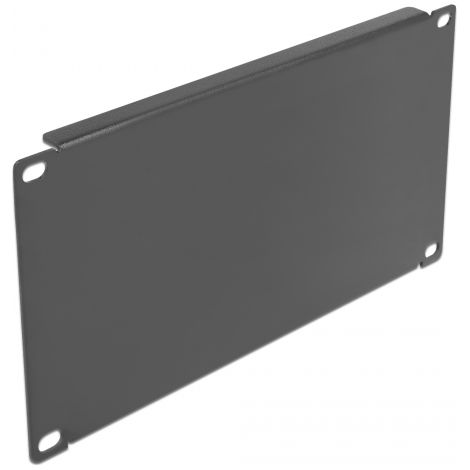 Panel Ciego para rack 10 de 3U en negro