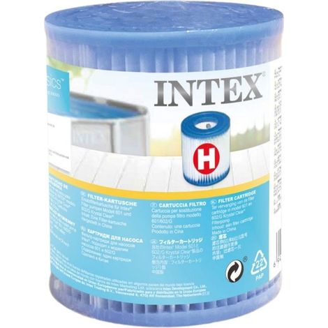 Lot de 6 Cartouches de Filtration Intex pour filtre piscine - Intex TYPE H (1/3)