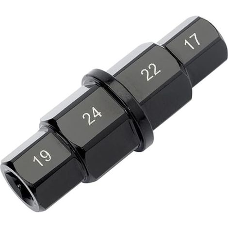 Motorrad-Sechskant-Achswerkzeug, 17–24 mm zum Ausbau des Vorderrads, Steckschlüssel für Honda, Kawasaki, Suzuki