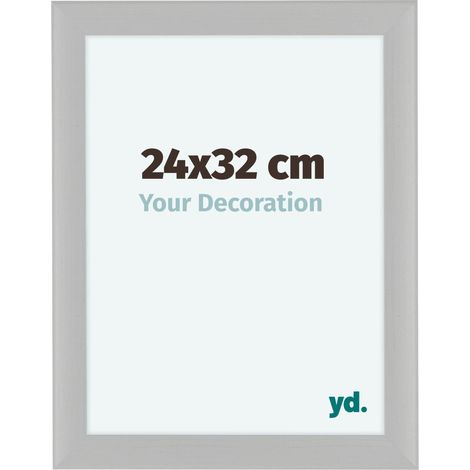yd. - Cadre photo 24x32 - Blanc Grain de Bois - MDF - Como (1/5)