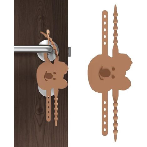 Butoir Porte - Cache Serrure En Silicone Forme De Koala - Pour Réduction Bruit Porte - Usage Intérieur Maison Bureau Hôtel Salle De Bain Chambre - 1 Pièce (1/5)