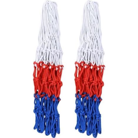Filet de Basketball - Multicolore - Lot de 2 filet de basket-ball professionnel - 45cm (1/4)