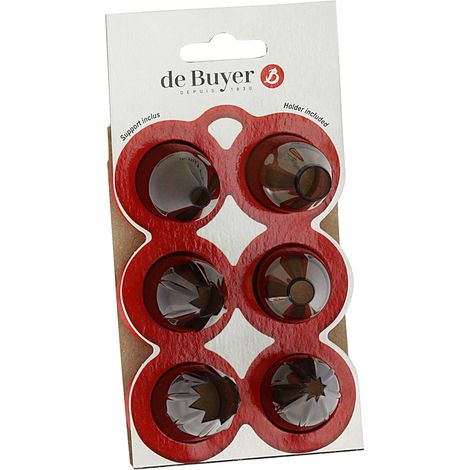 De Buyer - Sélection de 6 douilles à formes classiques (1/2)