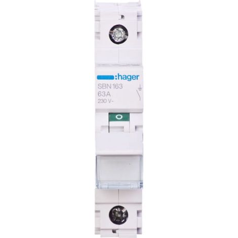 Interruptor seccionador modular 63A 1P SBN163