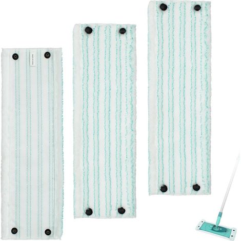 Bezug für Leifheit Combi/Clean Twist M Micro Duo Bodenwischer Ersatzbezug Wischbezug Ersatz Mikrofaser Mopptuchbezug
