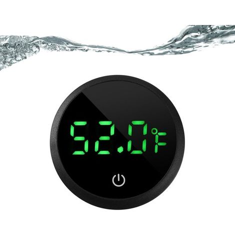 Digitales Aquariumthermometer mit LED-Anzeige präzise Temperaturanzeige bis auf 1 für Betta Axolotl und Schildkrötenaquarien Ersatzbatterie im (1/5)
