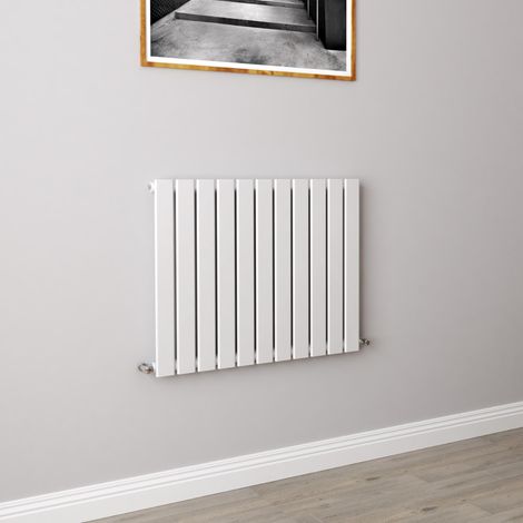 AICA Flat Panel Radiator Designer Central Heating Horizontal 600x748mm Single White (1/5)