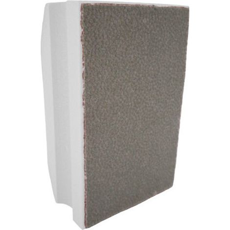 Diamwood Cale à Poncer Manuelle Diamantée avec Grain 600 - 1 Unité - Dimensions L. 90 x 55 mm - Épaisseur Standard - Convient pour Granit, Marbre, Verre, Grès Cérame - Couleur Blanche (1/3)