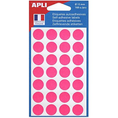 Apli 111848 - Pastilles Roses Ø 15 mm - 168 pièces (1/2)