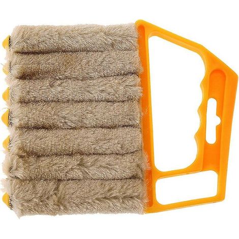 royaluxe - Brosse de nettoyage des stores, brosse de nettoyage des vitres, amovible et lavable, brosse de nettoyage des climatiseurs (1/3)