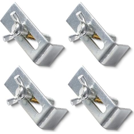 Clips de Fixation pour Évier Encastrable 4 Acier Clips de Fixation (1/5)