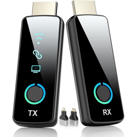 Trasmettitore-ricevitore HDMI wireless, portata di 50 metri, decodifica 4K, latenza zero per home theater. (1/5)