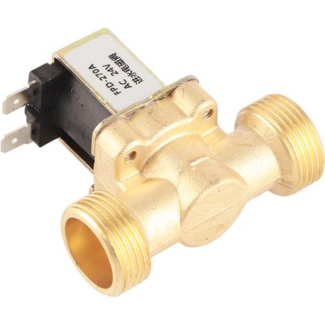 3/4" 24V AC Normalerweise geschlossenes Wassereinlass-Magnetventil, kompatibel mit Haushaltsgeräten, Waschmaschinen, Geschirrspülern, automatischen Wasserhähnen. (1/5)