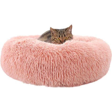 Katzenbett, weiches Kissen, waschbar für Hunde und Katzen (Hautrosa, 40 cm) (1/5)