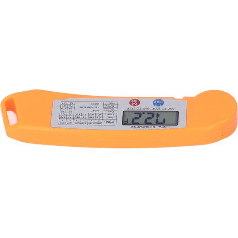 Thermomètre alimentaire électronique numérique pliable et intelligent à lecture directe pour la cuisson des oranges (1/5)