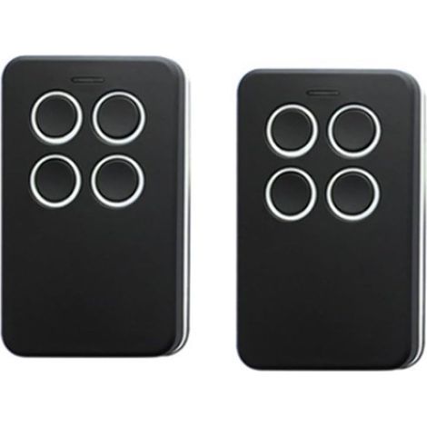 Applicable 2 Télécommandes Universelles Multifréquences pour Portail de Garage 280-868 MHz pour les Codes Fixes et les Parties Du Code Tournant (1/5)
