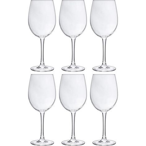 Lot de 6 verres à vin, 36 Cl, Transparent (1/4)